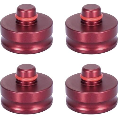 X Autohaux 4pcs Red Car Lift Jack Point Pad Adapters for Tesla Model 3 Safely Raising Vehicle Protects Car Battery from Damaging