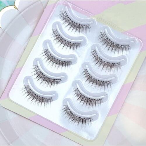 1 set Long Thick False Eye Lashes Natural Fake Eyelashes Extension Tools Black Fake Eyelashes for Girl Eye Makeup tools