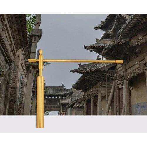 1 Pair Dowsing Rods,Retractable Metal Feng Shui Probe Tool for Water Treasures G6DA