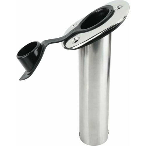 15 Degree Boat Fishing Rod Holder Flush Mount Stainless Steel Fishing Pole Stand Bracket Fishing Accessory