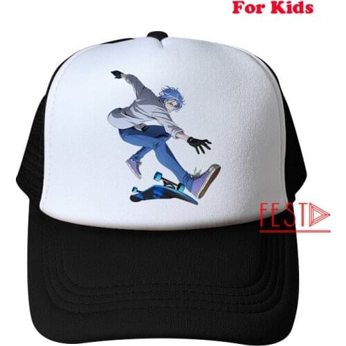 9 Styles Langa Hasegawa SK8 The Infinity Anime Cosplay Kids Peaked Cap Reki Kyan MIYA Joe Cosplay Cap Baseball Hat Children Gift