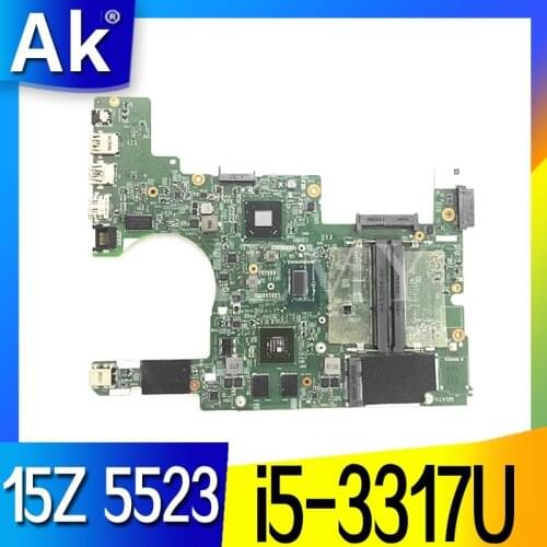 AKEMY 0NJF5X NJF5X For DELL Inspiron 15z 5523 laptop motherboard 11307-1 i5-3337U GT630M 2GB tested
