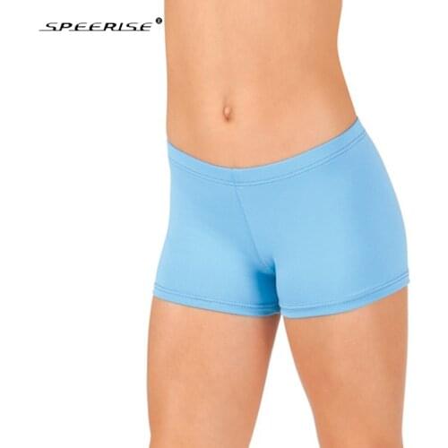 Speerise Girls Spandex Ballet Jazz Gymnastic Hot Boy Shorts Dance for Dancewear Wholesale Dance Shorts Dancers