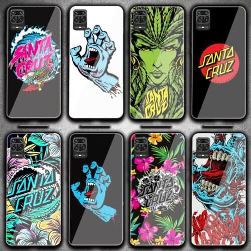 Skateboard Skate Santa Cruz Phone Case For Redmi 4X 5 5plus 6 6A Note 4 5 6 6pro 7 Xiaomi 6 8se MIX2S Note 3 Tempered Glass