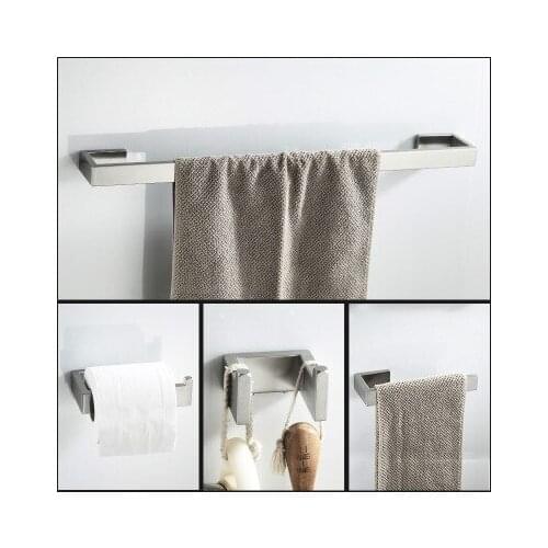 Paper Holders Euro style Bathroom Accessories Stainless Steel Bath Hardware Set Bathroom fittingTowel ring DG8600SN