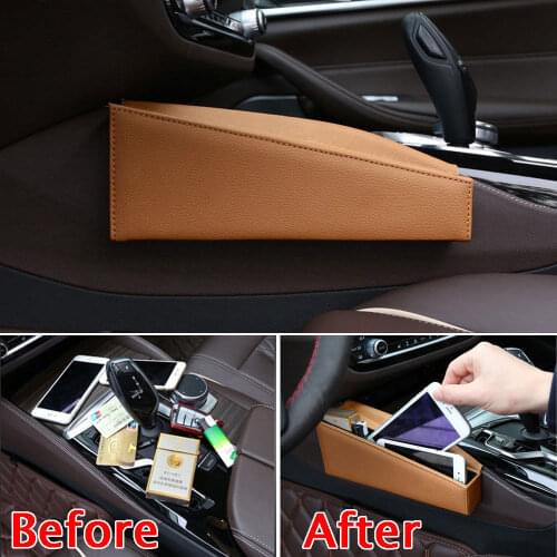 For 2018 BMW 5 Series G38 528Li 530Li 540Li Car Seat Seam Phone Holder Storage Box