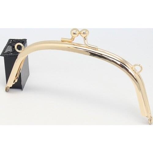 E330 10.5cm Semicircle No Hole Golden Purse Frame DIY Kiss Lock Bag Accessories 3pcs/lot