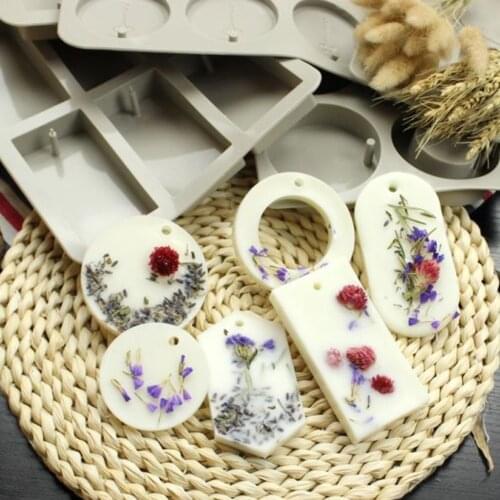 3Pcs Jewelry Casting Mold 18 Cavities Cabochon Silicon Mould with Hanging Hole for Resin Jewelry Making DIY Craft