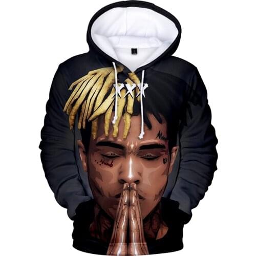 XXXTentacion 3D Hoodies Mens and Womens Sweatshirts Childrens Hooded Autumn Hip-Hop Rap Youth Sportswear Kids Casual Pullover