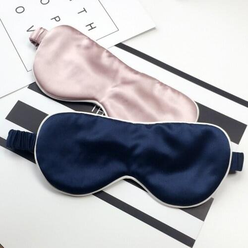 Quality OEKO standard large silk enhanced eye shade MS silk eye mask with silk storage bag