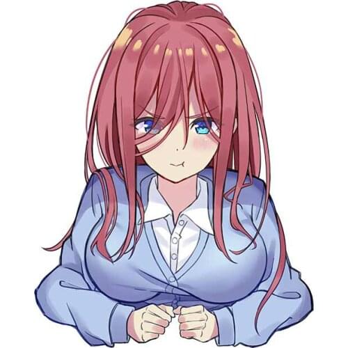 11cm X 13cm for Amagi Brilliant Park Latifa Sento Isuzu Kimono Car Sticker Sunscreen Waterproof Decal