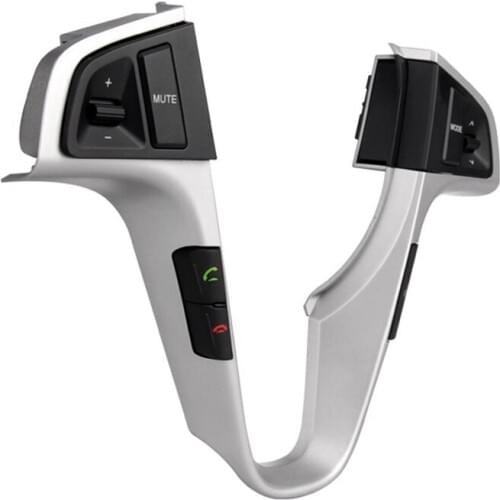 Car Steering Wheel Audio Volume Control Button Switch Blue Backlight for Hyundai Verna Solaris