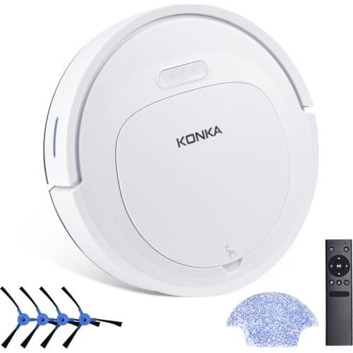 KONKA Multifunctional Robot Vacuum Cleaner 3-In-1 Auto Rechargeable Smart Sweeping Robot Dry Wet Sweeping Vacuum Cleaner 1800PA