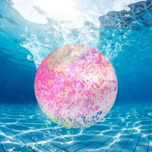 Colorful Rainbow Pool Toy Ball Underwater Game Ball for Teens