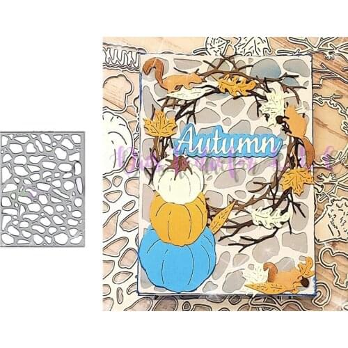 Wormhole square Metal cutting dies cross stitch scrapbooking diesstencil Holiday card christmas new cutting dies for new 2021