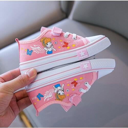 2021 New Kid Shoes Children Girls Ins style lightweight Sneakers Fashion Kids Children Autumn Shoes