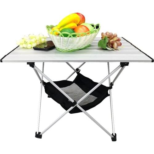 Lightweight Portable Folding Camping Hiking Climbing Table Aluminum Alloy Folding Table 접이식 탁자