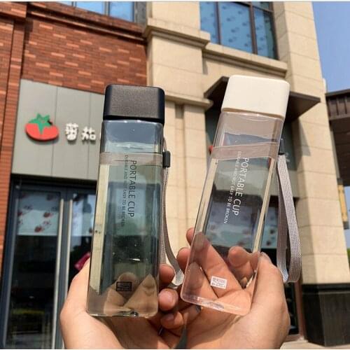 Summer 450ml Portable Leak-proof Water Cup Girl Bottle High Quality Tour Outdoor Bicycle Sports Drinking Plastic Water Bottles