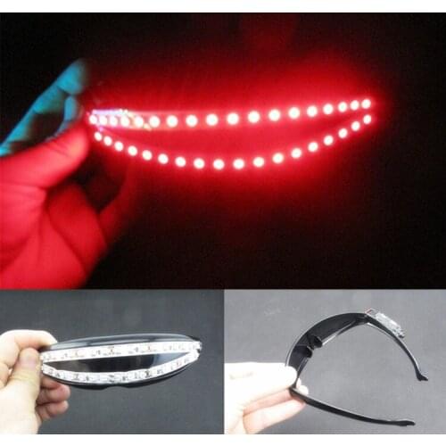 Hot Sell 4 colors LED Glasses DJ Nightclub Glasses for Hot Dance Party Christmas Decor LED Glow Glasses Laser Show Perform Prop