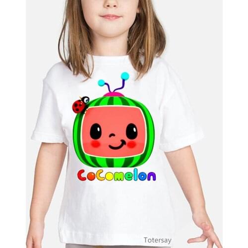 New Rainbow Birds Print T Shirt for Girl Pink Love Tshirt Camisetas Kawaii Kids Clothes Harajuku Shirt 2T-10T Size T-shirt Tops