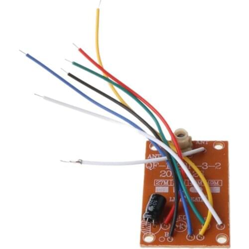 4CH RC Remote Control 27MHz Circuit PCB Transmitter and Receiver Board with Antenna Radio System for Car Toy