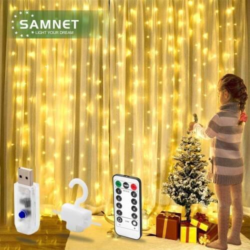 Plutus-Quinn LED Garland Curtains