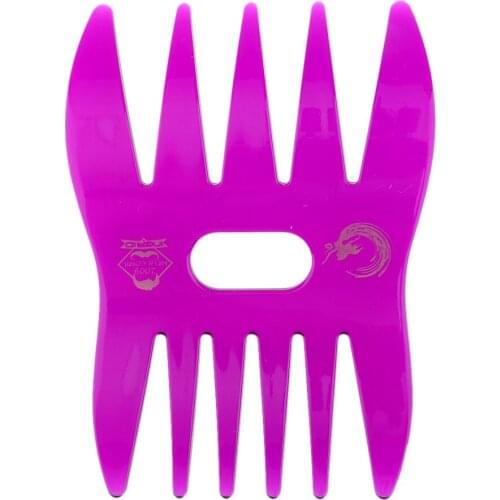 Dual Side Pocket Travel Size Comb Portable Large Wide Tooth Anti-Static Hair Comb Beard Mustache Comb for Man