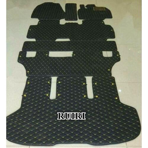 Custom special car floor mats for Right Drive Honda STEP WGN Stepwagon RG1 RG3 RK1 RK5 RP 7 8 seats 2020-2005 durable carpets