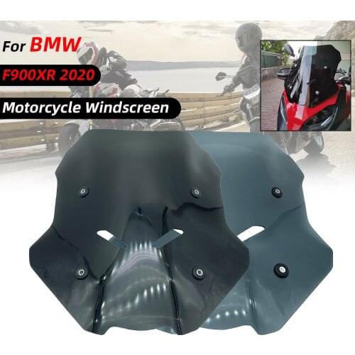 REALZION Motorcycle Sports Windscreen Wind Screen Shield Visor Viser Deflector Windshield For BMW F900XR 900XR 900 XR 2020