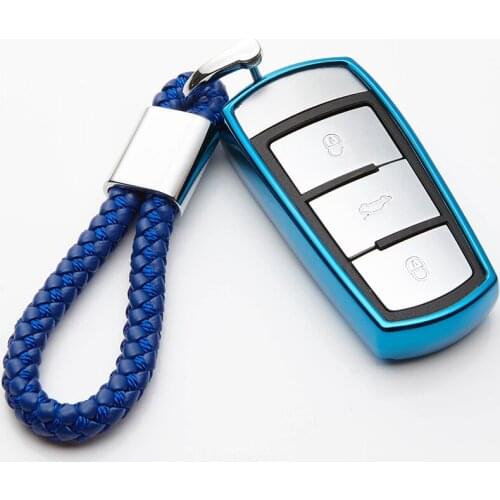 TPU Car Key Cover Case For Volkswagen Golf 4 5 6 7 MK7 Passat CC Passat B6 B7 B8 Passat 3C CC Magotan R36 B5 B7L Car Accessories