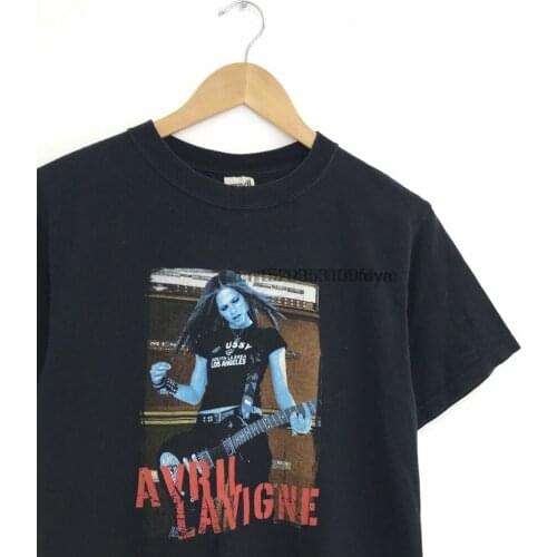 Vintage Avril Lavigne t shirt REPRINT Short Sleeve tee Gift friend S-4XL V1218