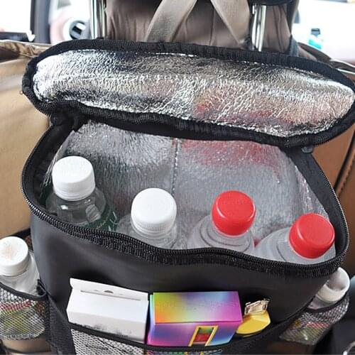 1Pcs Nylon Car Seat Organizer Bag Vehicle Automobiles Holder Organizer Ice Cooler Multi-pocket Auto Car Accessories Car styling