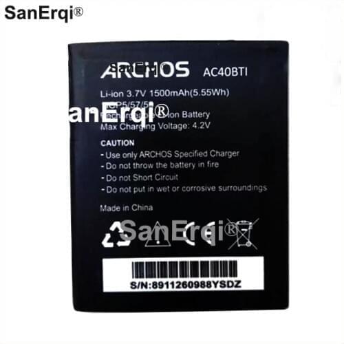 10pcs AC40BTI Battery for ARCHOS AC40BTI Cellphone Bateria New External Li-Ion Rechargeable Batteries Battery