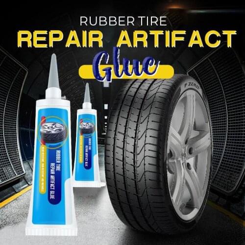 30ml Tire Repair Adhesive Automobile Tire Repair Side Hard Injury Tire Filling Adhesive Super Glue Car Rubber Repair Dropship