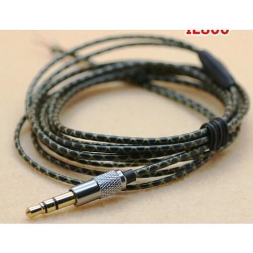 5pcs 1.2m Finished IE800 3.5mm Earphone audio DIY wire cable For repair upgrade