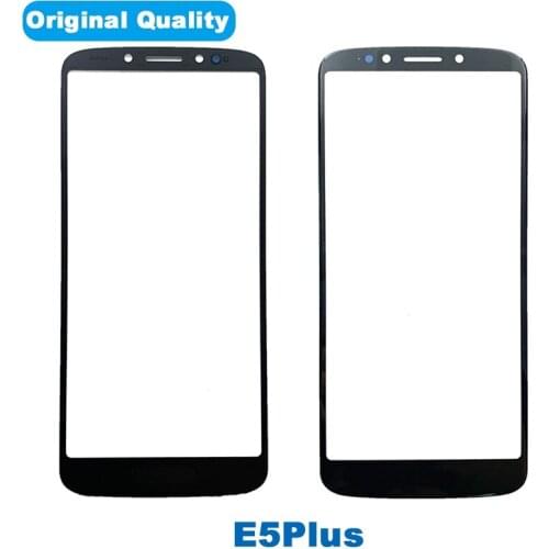 5PCS Front Outer Glass cover Panel Replace For Motorola Moto E5 XT1944/Moto E5 Plus XT1924 Moto Not LCD Touch Screen Lens
