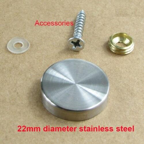 700pcs 22mm Diameter Stainless Steel Decorative Screw Caps Covers