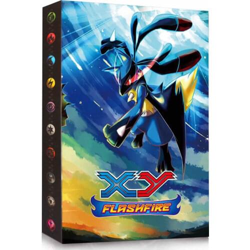 Pokemon Album Book New 9 Pocket Cartoon Anime Map Binder 432 Game Cards VMAX GX Card Holder Collection Folder Kid Cool Toy Gift