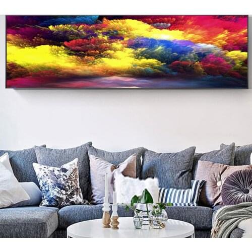 Fantasy Abstract Color Cloud 5D diamond painting diy Mosaic Full embroidery 3d cross stitch square Round, New Year Gift YG2445