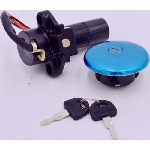 Free shipping for Suzuki motorcycle lock GN250 electric door lock and fuel tank lock GZ250 TU250 250cc motorcycle accessories