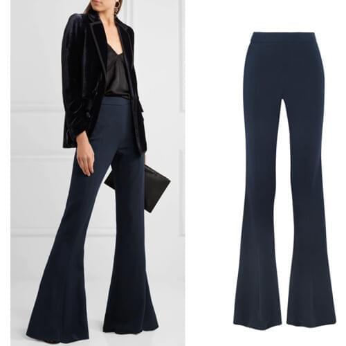 Longer Size Can fit flare pants 2020 new Fashion brand England style big flare was thin trousers