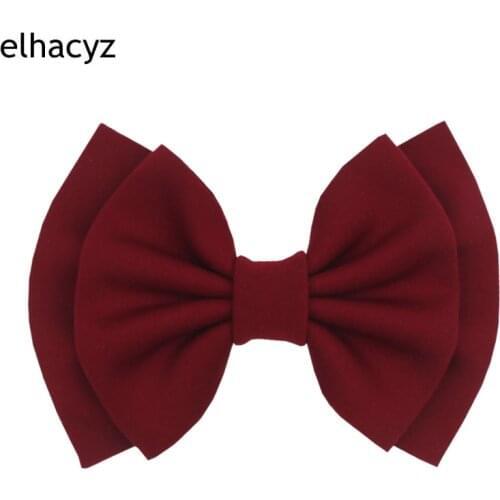 1PC New 6 Inch Big Molded Foam Hair Bow Clip Girls Double Layer Puff Bow Barrette Kids Trendy Head Wear DIY Hair Accessories