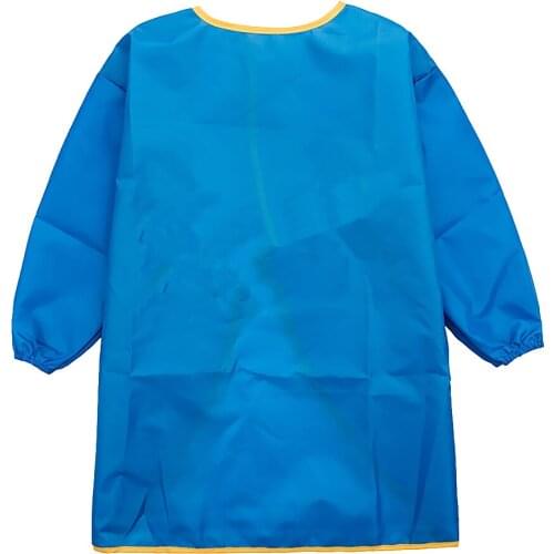 Children Kids Long Sleeve Apron Drawing Painting Waterproof Smock
