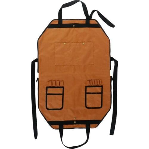 Dual-use Waterproof Oxford Cloth Apron Multi-function Hand BagOutdoor Barbecue Tools Storage Zipper Hand Hanging Bag Picnic
