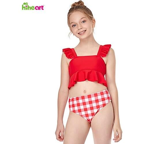 Детские раздельные купальники HIHEART China At AliExpress