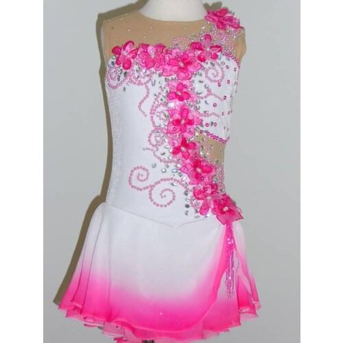 Custom Ice Skating Dresses Graceful New Brand Vogue Figure Skating Dresses For Competition Apparel Suit