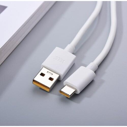 6A Usb Type C Cable Realme Super VOOC Charge Type C Data Line For Realme X50 PRO X50M X50T X7 X5 X2 6i V15 Q2 Huawei Xiaomi OPPO