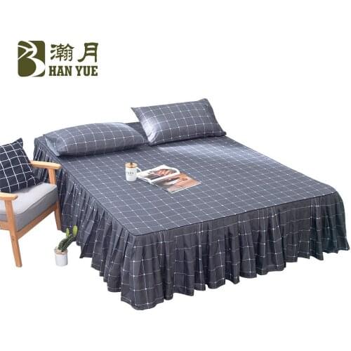 Bed Skirt One-Piece Bedspread 1.8 M Mattress Cover Aloe Cotton Double Linen Simmons Mattress Cover