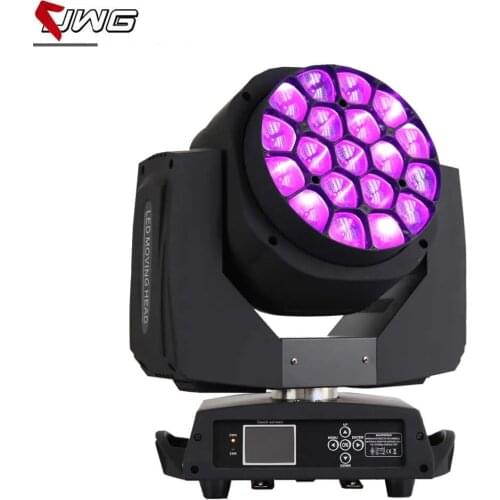Stage Lighting 19X15W RGBW Led Zoom Beam Wash Bee Eye K10 Moving Head Light