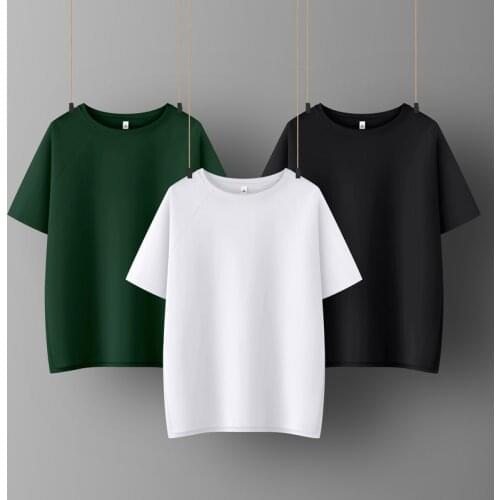 Cotton Women T-shirt O-neck Short Sleeve women shirt All match Lady Top Black White Gray Yellow Shir